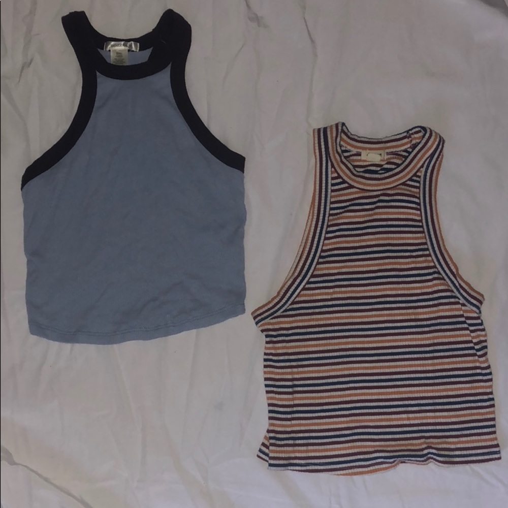 2 halter tops